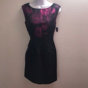 Tahari cocktail dress 4 sleeveless black
